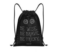 GTTDFASJ Coralines Sac à dos de sport portable pour homme et femme, idéal pour le shopping, les films d'horreur ou les fêtes d'Halloween