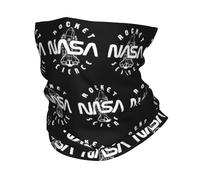 GTTDFASJ Fusée de la Nasa Science de l'Espace de l'Astronaute Bandana Couverture du Cou Imprimé Masque Écharpe Multi-usage du Vélo Écharpe de Randonnée Unisexe Adulte Toute la Saison