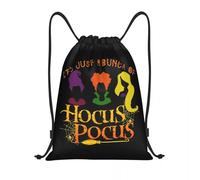 GTTDFASJ Sac à dos à cordon Hocus Pocus Halloween pour hommes et femmes, sac de sport léger Sanderson Sisters pour voyager