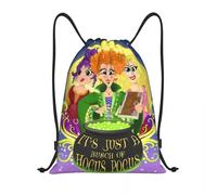 GTTDFASJ Sac à dos de sport pliable Hocus Pocus pour hommes et femmes, idéal pour l'entraînement à Halloween.