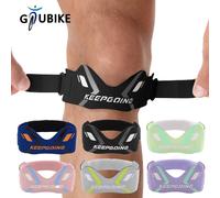 GTUBIKE 1 pièces bande de Protection rotule rotule genou Tendon soutien sangle orthèse Absorption réglable coussin de Compression basket-ball Noir