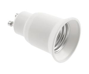 GTV Adaptateur de douille GU10 vers E27 pour ampoule LED halogène et basse consommation