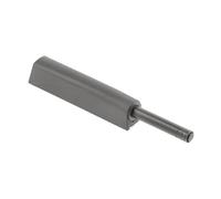 GTV AM-OAM-DL-GM-60A Amortisseur de meubles long avec adaptateur et embout en caoutchouc Anthracite Pour construction de meubles sans poignée Fonction Soft Close Amortisseur de porte pour armoires de