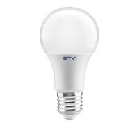 GTV Ampoule LED E27 A60, 9,5W Équivalent 66W, 900 Lumens, Lumière du Jour Froide 6400K, Culot à Vis Standard, Angle Large 220, Éclairage pour Bureau et Cuisine, Blanc