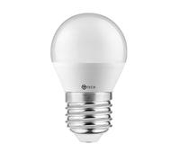 GTV Ampoule LED E27 Forme B45, G-TECH, 3W (Équivalent 25W), 255 lm, 3000K, Angle 160, Lumière Blanc Chaud pour Salon et Chambre, Non Dimmable, Culot à Vis