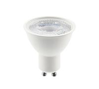 GTV Ampoule LED GU10, 4.9W équivalent 37W, 420 Lumens, Lumière Blanche Neutre 4000K, Faisceau de 60, Non Dimmable, pour Spot Plafonnier Encastrable, Blanc