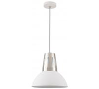 GTV Artemia lampe suspendue 1x40 W blanc-argenté OS-ART-L-E27-00-DEC