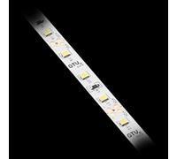 GTV Bande LED Flash 2835 de 5 m, 300 LED 60/m, à intensité variable, 11 W/m, 12 V DC, 8 mm de large, divisible tous les 5 cm, blanc neutre 4000 K