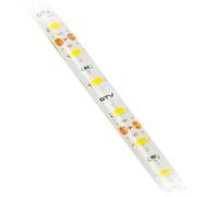 GTV Bande LED Flash 5630 5 m IP65 étanche 300 LED blanc neutre 4000 K 1700 lm/m 16 W/m 12 V CC 10 mm de large intensité variable coupe tous les 5 cm ruban de montage intérieur extérieur