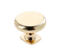 GTV Bouton LORENA Ø 3,3 cm I Boutons de meuble avec vis I Boutons d'armoire Boutons de cuisine Bouton de porte Poignée de tiroir Poignée de meuble I Laiton