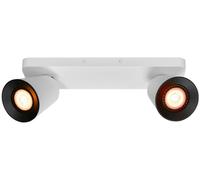 GTV Elli plafonnier 2x20 W blanc OS-ELLI-2GU10-00-DEC