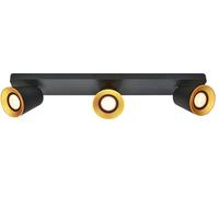 GTV Elli plafonnier 3x20 W noir OS-ELLI-3GU10-10-DEC