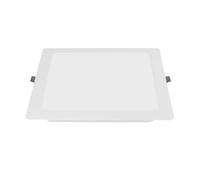 GTV FABRO Spot LED encastrable plat 18 W 1800 lm - Plafonnier carré 4000 K blanc neutre IP40 - Panneau LED encastrable AC 220-240 V - 24,6 x 23 cm