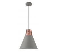 GTV Gianni lampe suspendue 1x40 W doré-gris/cendre OS-GIAN-L-E27-16-DEC