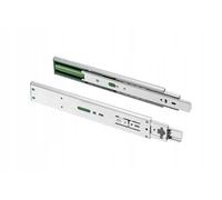 GTV Glissières de tiroir H45 Versalite Plus+, guidage à billes avec amortissement, hauteur = 45 mm, mécanisme de fermeture amortie, capacité de charge de 40 kg, installation facile et rapide