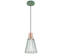 GTV Kaliope lampe suspendue 1x40 W vert-doré OS-KAL-E27-26-DEC