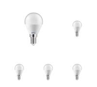 GTV Lampe LED bougie E14 4000K blanc neutre, lumineuse - sans scintillement, durable - pour éclairage intérieur cuisine, chambre et salon (Lot de 5)