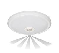 GTV lighting Plafonnier LED ITALIA OS-ITL16W-LED avec détecteur de mouvement 6 W 1200 lm IP20 AC220-240 V 50/60 Hz Angle d'éclairage 36 Blanc