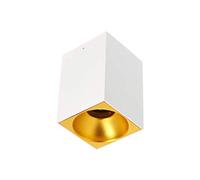 GTV lighting Plafonnier TENSA - En aluminium - 96 x 140 - IP20 - GU10 - Rond - Blanc