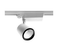 GTV lighting Spot LED X-Line pour système de rail 15 W, 1094 lm, AC 220-240 V, 50/60 Hz, angle d'éclairage 60 *, IP2, Blanc.