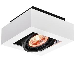 GTV Loid plafonnier 1x40 W blanc OS-LOID-GU10-00-DEC