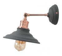 GTV Loret applique murale 1x40 W noir OS-LOR-E27-10-DEC