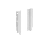 GTV - MBPRO Raccord arrière I Compatible avec système de tiroirs Modern Box Pro I Raccord arrière avec hauteur élevée = 199 mm I Finition solide I Couleur blanche