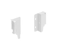 GTV - MBPRO Raccord arrière I Compatible avec système de tiroirs Modern Box Pro I Raccord arrière avec hauteur basse = 84 mm I Finition solide I Couleur blanche