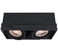 GTV Milo spot encastré 2x40 W noir OS-MILO2-10-DEC