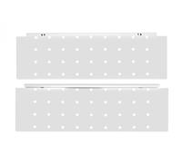 GTV Modern Box - Paroi latérale de tiroir - H 210 mm x L 500 mm - Gris - Partie latérale perforée à double paroi pour systèmes de tiroirs