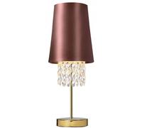GTV Nesto lampe de table 1x40 W doré-marron OS-NES3-42-DEC