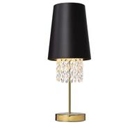 GTV Nesto lampe de table 1x40 W noir-doré OS-NES3-11-DEC