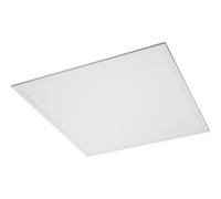 GTV Panneau LED ARGO, Plafonnier Carré 45x45cm, 30W 3000lm, 4000K Lumière Blanche Neutre, IP44, Éclairage pour Bureau, Commerce et Cuisine, Cadre Blanc