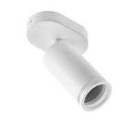 GTV Plafonnier SOLIS - Pivotant 1 GU10 - Projecteur de plafond 1 ampoule blanche - Spot mural rotatif pour cuisine, chambre à coucher, salon (sans ampoules)
