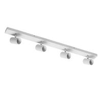 GTV - Plafonnier Venetto | Éclairage moderne pour bureaux, appartements et pièces | Plafonniers | 4 x GU10 | Rond | Blanc