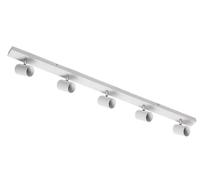 GTV - Plafonnier Venetto | Éclairage moderne pour bureaux, appartements et pièces | Plafonniers | 5 x GU10 | Rond | Blanc