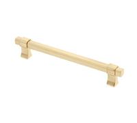 GTV - Poignée de meuble Imperial | Poignée de meuble | Longueur 19,4 cm | Distance entre les trous 16 cm | ZnAl | Or brossé
