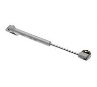 GTV Pont à gaz standard 120N, gris, vérin à gaz pour portes qui se chevauchent, angle d'ouverture 75-100 °, convient pour les façades massives et en aluminium, hauteur avant jusqu'à 600 mm