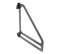 GTV Porte-étagère 26 x 23 cm - Noir mat I Retro Industrial Metal - Support mural pour étagère murale I PP-INGRID-20M