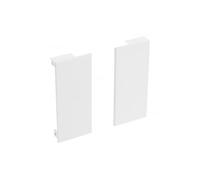 GTV - Raccord MBPRO pour façade intérieure I Connecteur avant intérieur pour tiroirs dans le système Modern Box Pro I Medium Hauteur = 135 mm I Couleur Blanc I Finition solide