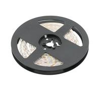 GTV Ruban LED Flash 3014 de 5 m, 1200 LED 240/m, à intensité variable, 10,6 W/m, 12 V DC, 10 mm de large, divisible tous les 5 cm, blanc chaud 3200 K