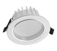 GTV Spot LED Encastrable Rond SOLERO II, 6W 420lm, IP54 Étanche en Façade, 4000K Lumière Blanche Neutre, Angle 120, Plafonnier pour Salle de Bain et Cuisine, Blanc