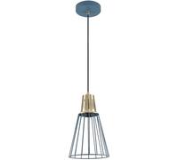 GTV Suspension KALIOPE, plafonnier, 8266, AC220-240V, 50/60Hz, 1*E27, max. 40W, IP20, diamètre 18cm, simple bleu