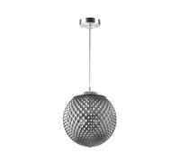 GTV Suspension MUNO - Plafonnier glamour - Style glamour - Plafonnier suspendu - Maximum 250 V, 50/60 Hz, 1 ampoule E27, max. 25 W, 25 cm, IP20 - Noir
