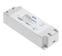 GTV Transformateur LED PRO 80W 24V DC Alimentation - Filtre EMC - Haute Efficacité - Faible Consommation en veille - IP20-220-240V AC e protection II - CE - Dimensions 181x63x40mm