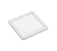 GTV VEGAS Panneau LED 3,5 W encastrable 100 x 100 mm 4000 K Blanc neutre 145 lm 12 V DC Câble de 2 m avec mini AMP IP20 à intensité variable pour armoires et surfaces de travail