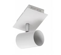 GTV - Plafonnier Venetto | Éclairage moderne pour bureaux, appartements et pièces | Plafonniers plafonniers | 1 x GU10 | Rond | Blanc