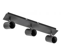 GTV Veneto plafonnier 3x20 W noir OS-VEN20WO3-10