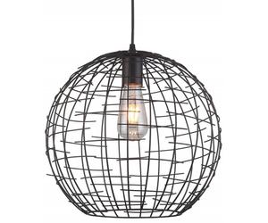 GTV Viela lampe suspendue 1x40 W noir OS-VIEL2-11-DEC