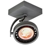 GTV Wally plafonnier 1x40 W graphite OS-WALLY-15-DEC